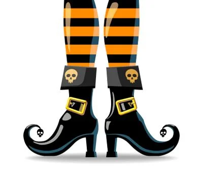 Witch Legs Illustrazione stock