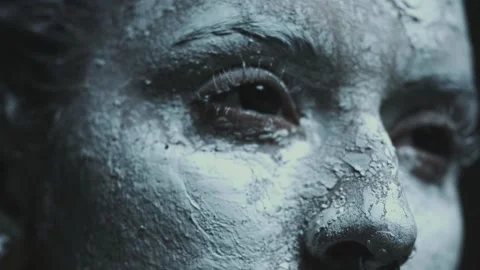 The witch looks narrowly at the camera. Stock Footage 133561277