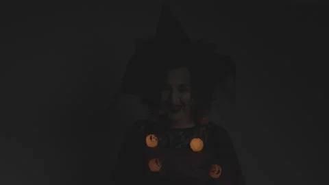 Witch Lunging At The Viewer Stockbeeldmateriaal 226476343