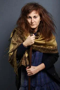 Witch portrait Stock Photos