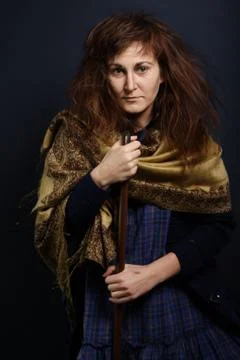 Witch portrait Stock Photos