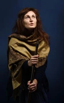 Witch portrait Foto stock