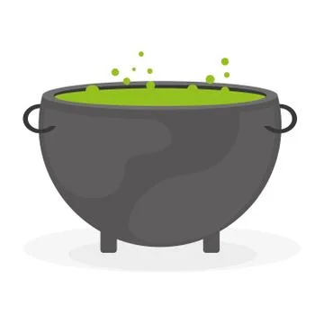 Witch pot icon Stock Illustration