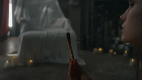 Witch Preparing Room for Dark Rituals Stock-Footage 279640509