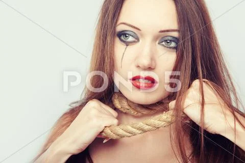 Witch punishment Stock Photos