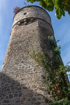 Witch tower in fulda 스톡 사진