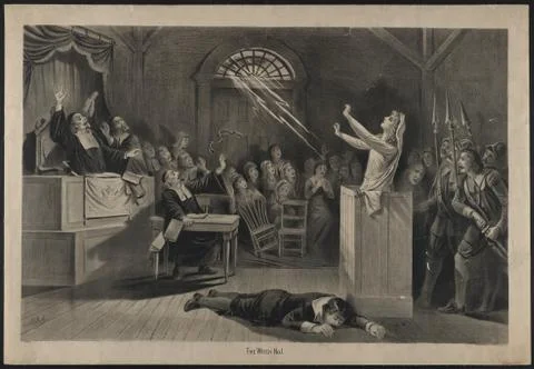 A witch trial. Stock-Fotos