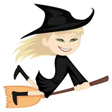 Witches all around Stock Illustration