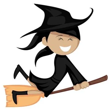 Witches all around Stock Illustration