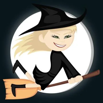 Witches all around Stock Illustration