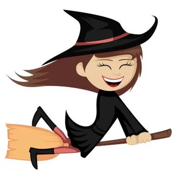 Witches all around Stock Illustration