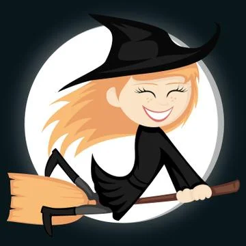 Witches all around Stock Illustration