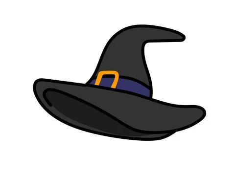 Witches hat isolated Stock Illustration