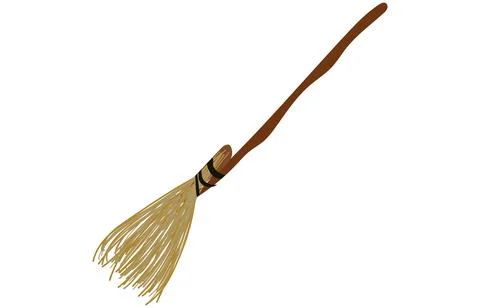 Witch's Broom Illustration