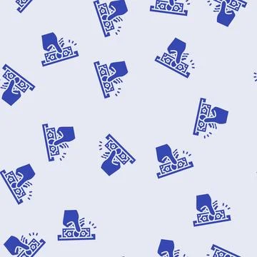 Withdraw glyph seamless pattern Illustrazione stock