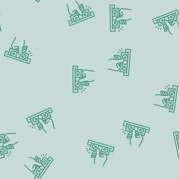 Withdraw line seamless pattern Illustrazione stock