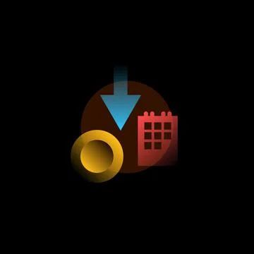 Withdraw money. Vector icon in gradient style Stock Illustration