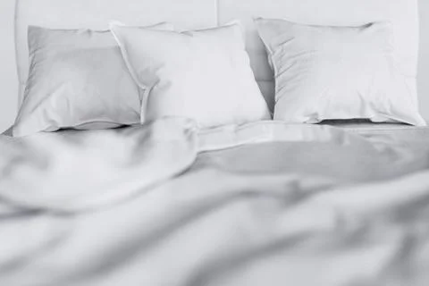 Withe pillows Stock Illustration