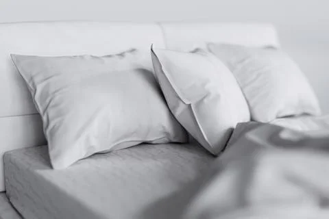 Withe pillows Stock Illustration