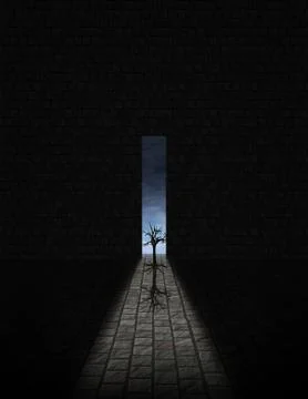 Withered tree Stock Illustration