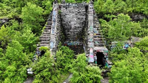 Withering Away - Split Rock Quarry - Syracuse, NY Foto stock