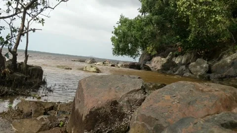 Without the vast expanse of ocean Stock Footage 262958176