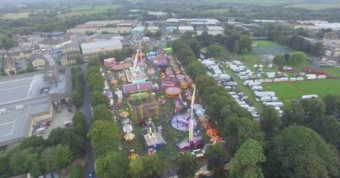 Witney Feast from the Air Stockbeeldmateriaal 73393350