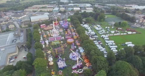 Witney Feast from the Air Stockbeeldmateriaal 73393385