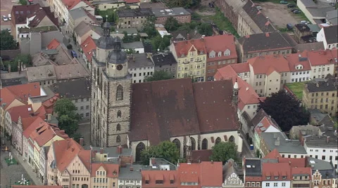 Wittenberg aerial Stock Footage 65379698