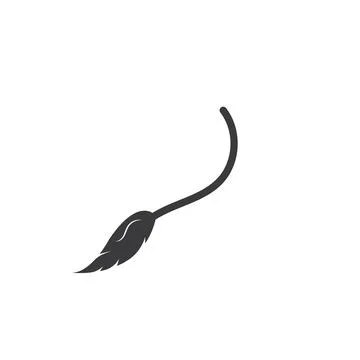 Wizard broom  vector icon illustration design Illustrazione stock