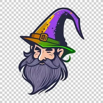 Wizard cartoon illustration Stock Illustration