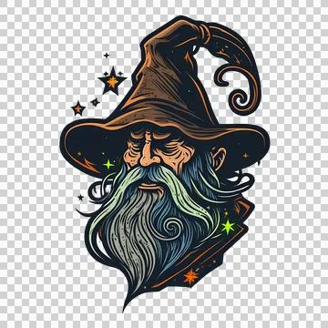 Wizard cartoon illustration Stock Illustration