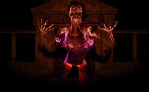 Wizard character Stock Illustration