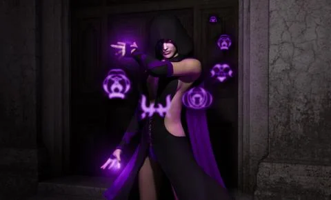 Wizard character Stock Illustration