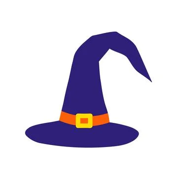 Wizard hat icon or logo isolated sign symbol vector illustration Stock Illustration