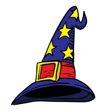 Wizard hat Stock Illustration
