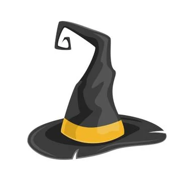Wizard hat isolated vector icon Stock Illustration