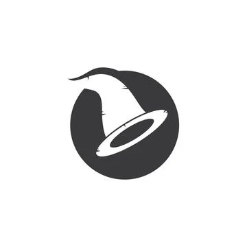Wizard hat vector icon illustration design Stock Illustration