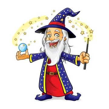 Wizard 스톡 일러스트