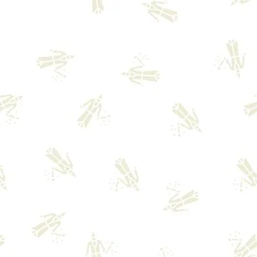 Wizard magic glyph seamless pattern Stock Illustration