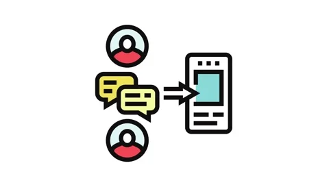 Wizard of oz testing ux ui color icon animation Stock Footage 326102524