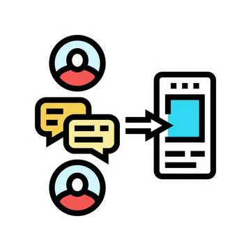 Wizard of oz testing ux ui color icon vector illustration 스톡 일러스트