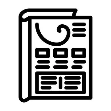 Wizard of oz testing ux ui line icon vector illustration イラスト素材