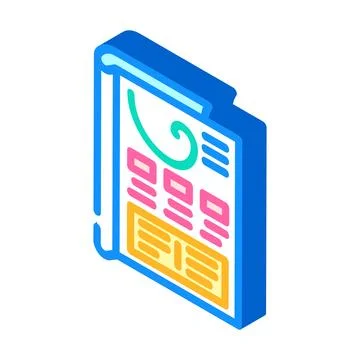 Wizard of oz testing ux ui isometric icon vector illustration Stockillustratie