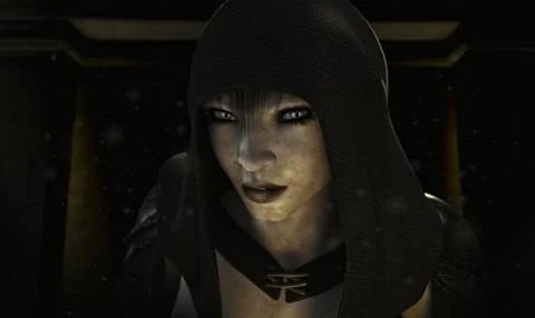 Wizard portrait Illustrazione stock