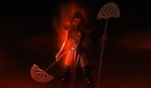 Wizard woman Stock Illustration