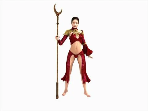 Wizard woman Illustrazione stock