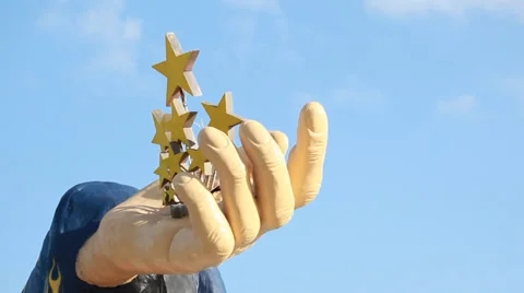 Wizard's hand with stars - Orlando Stock Footage