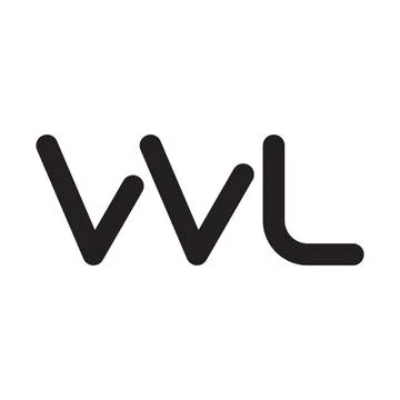 Wl initial letter vector logo icon Illustrazione stock