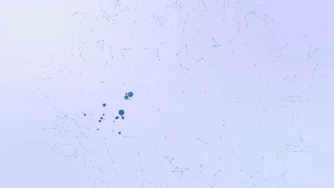 Wlan lan network wireless icon animation bubbles splatter morphing elements Stock Footage 95423487